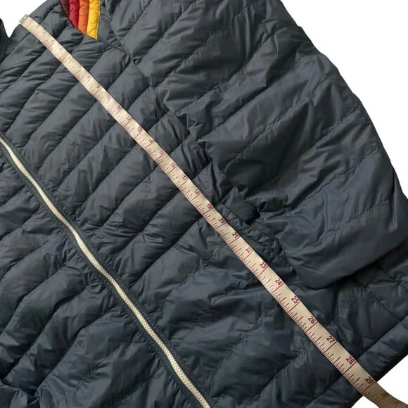 Marine Layer Banks Puffer Hoodie  sea Jacket Navy blue sz XL full zip pockets - Picture 3 of 12